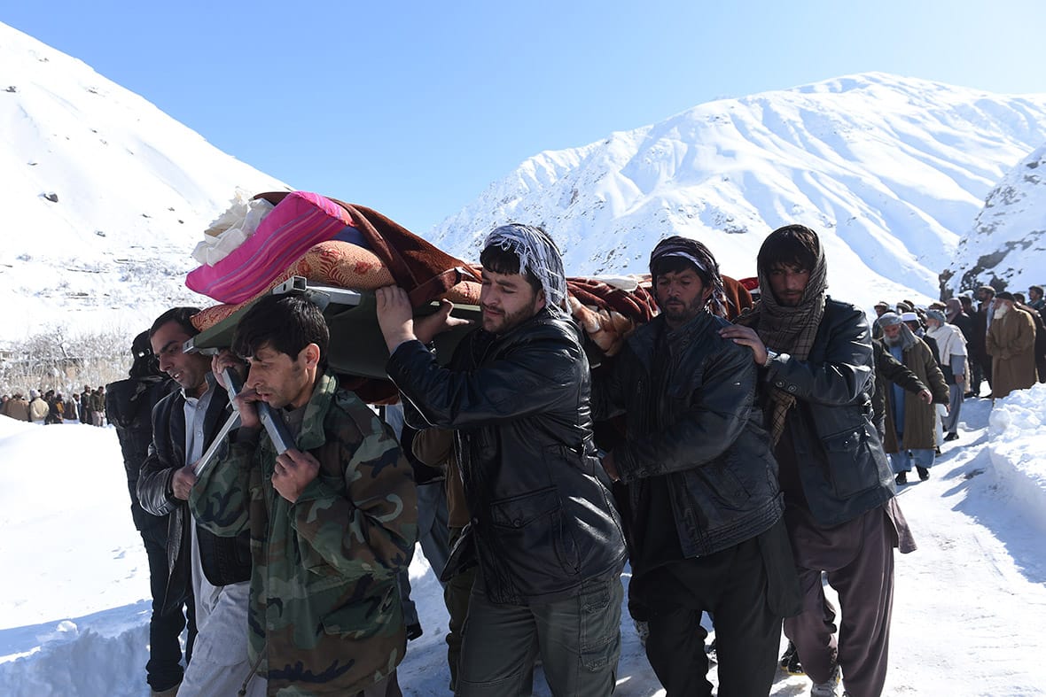 afghanistan avalanches