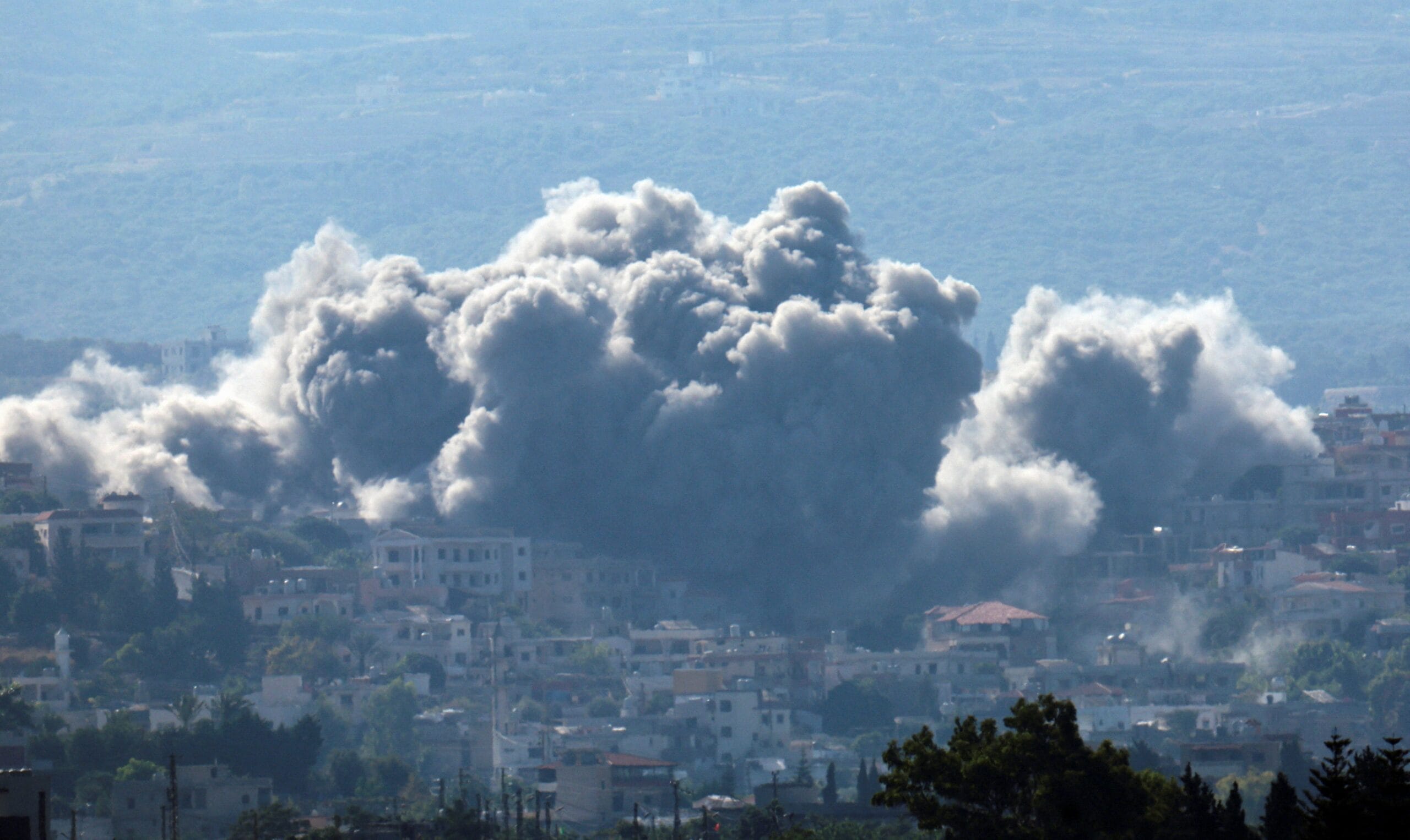 Cross border hostilities between Hezbollah and Israeli forces