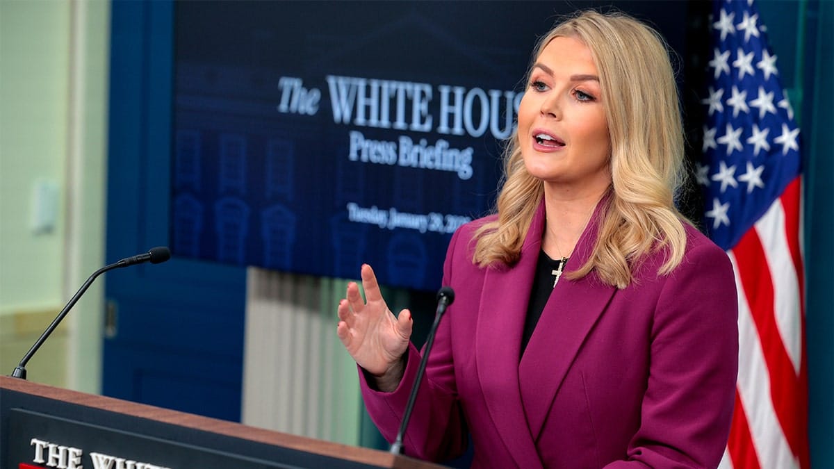 karoline leavitt white house press secretary